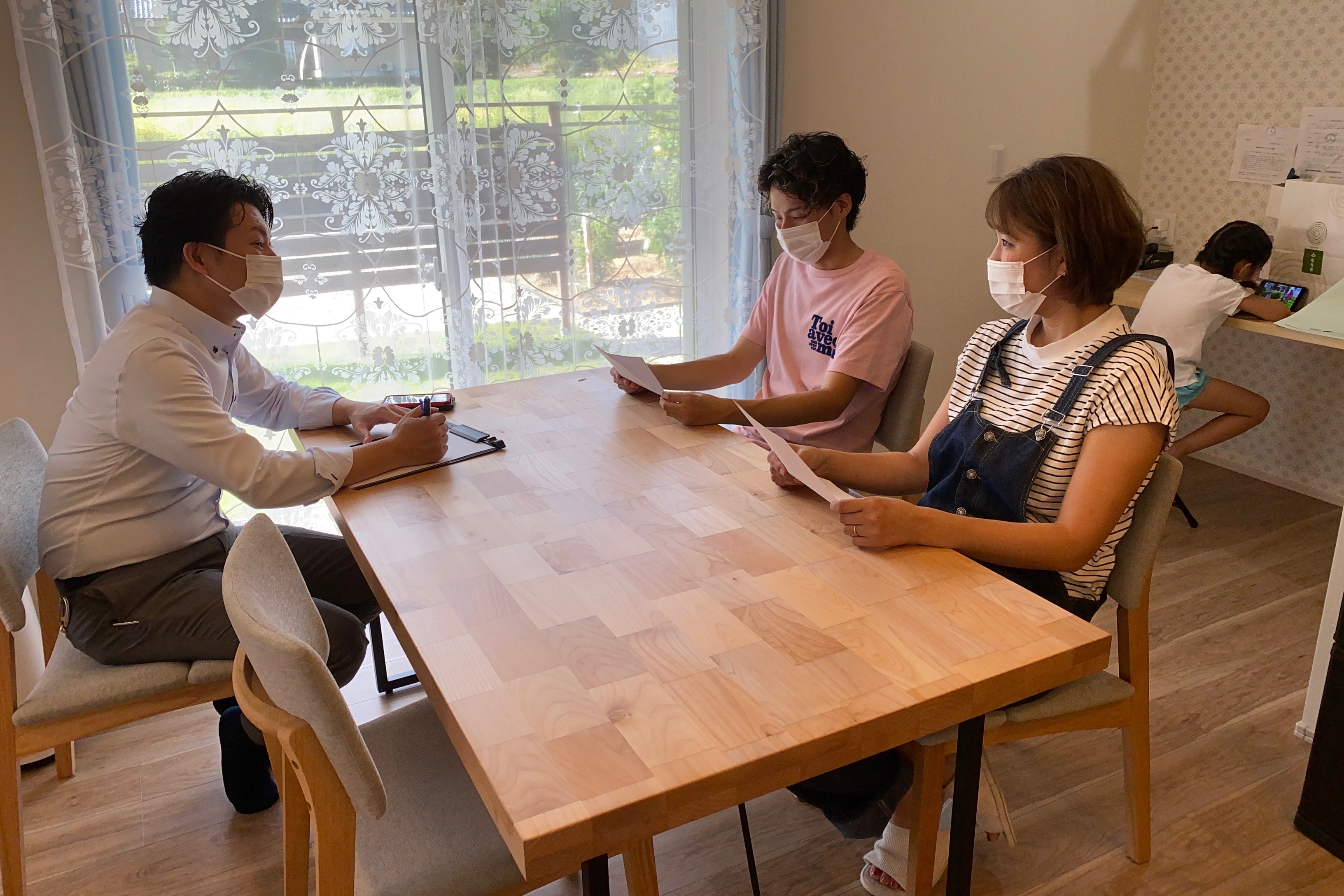 友人も羨む可愛いデザインの平屋住宅 打合せ風景