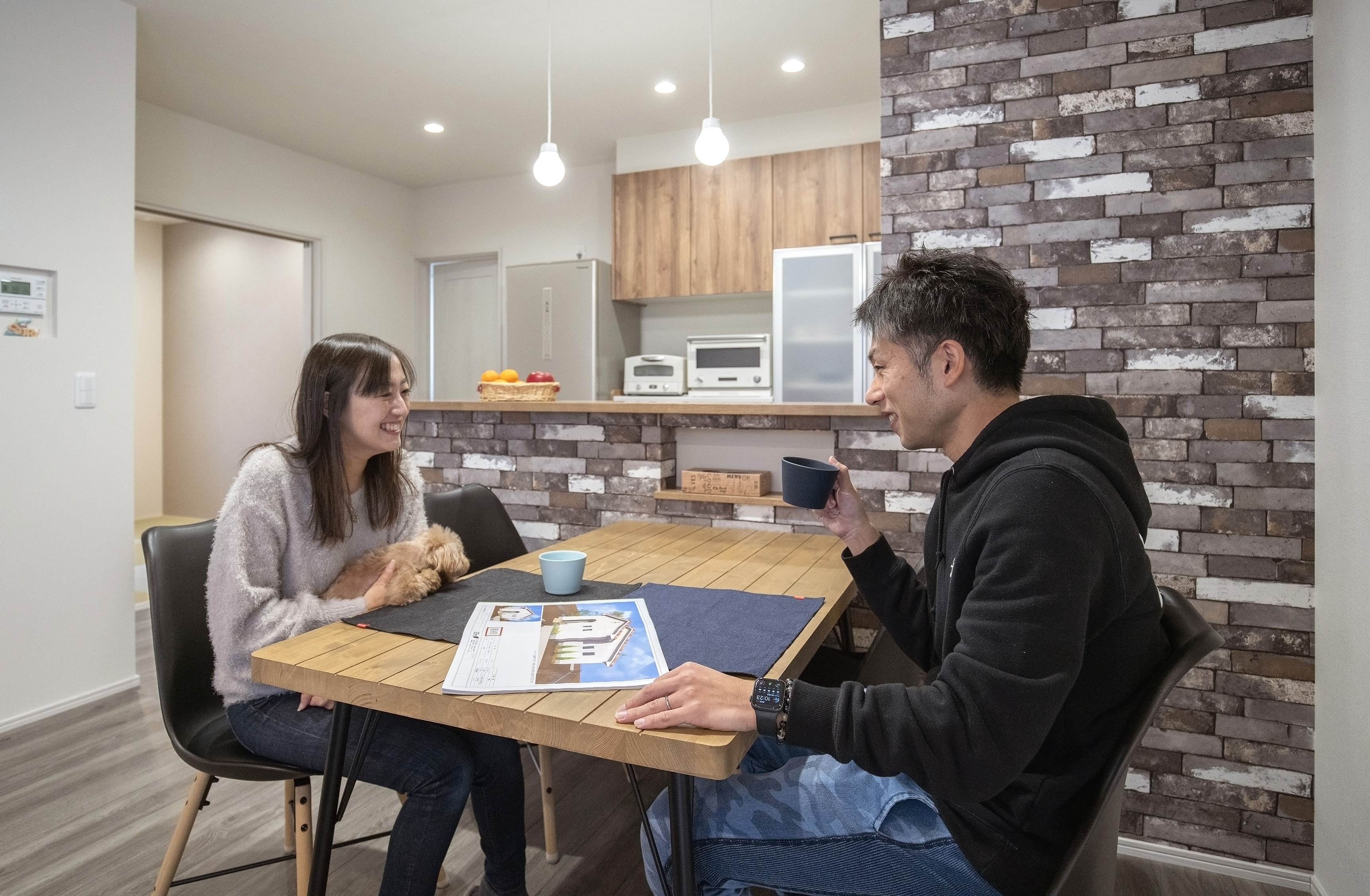 生活導線にこだわったカフェスタイルの平屋住宅 生活イメージ